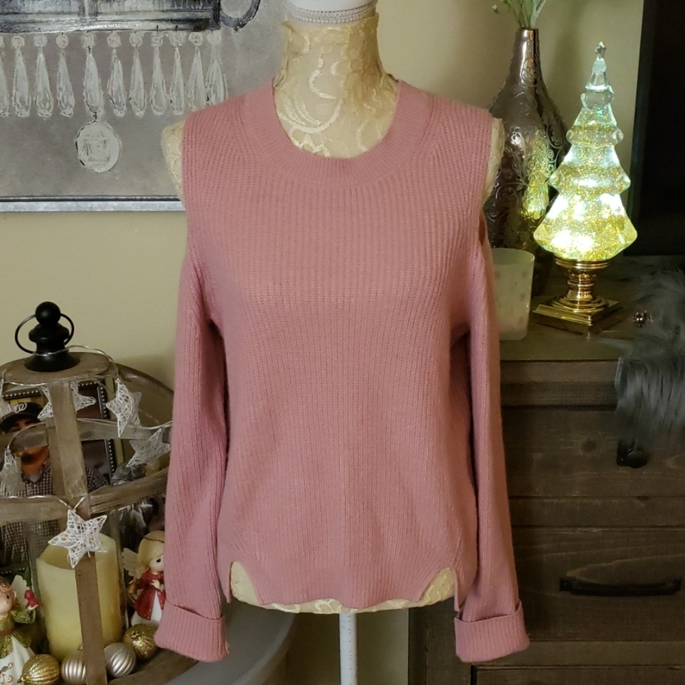 Lucky Brand Cold Shoulder Sweater
